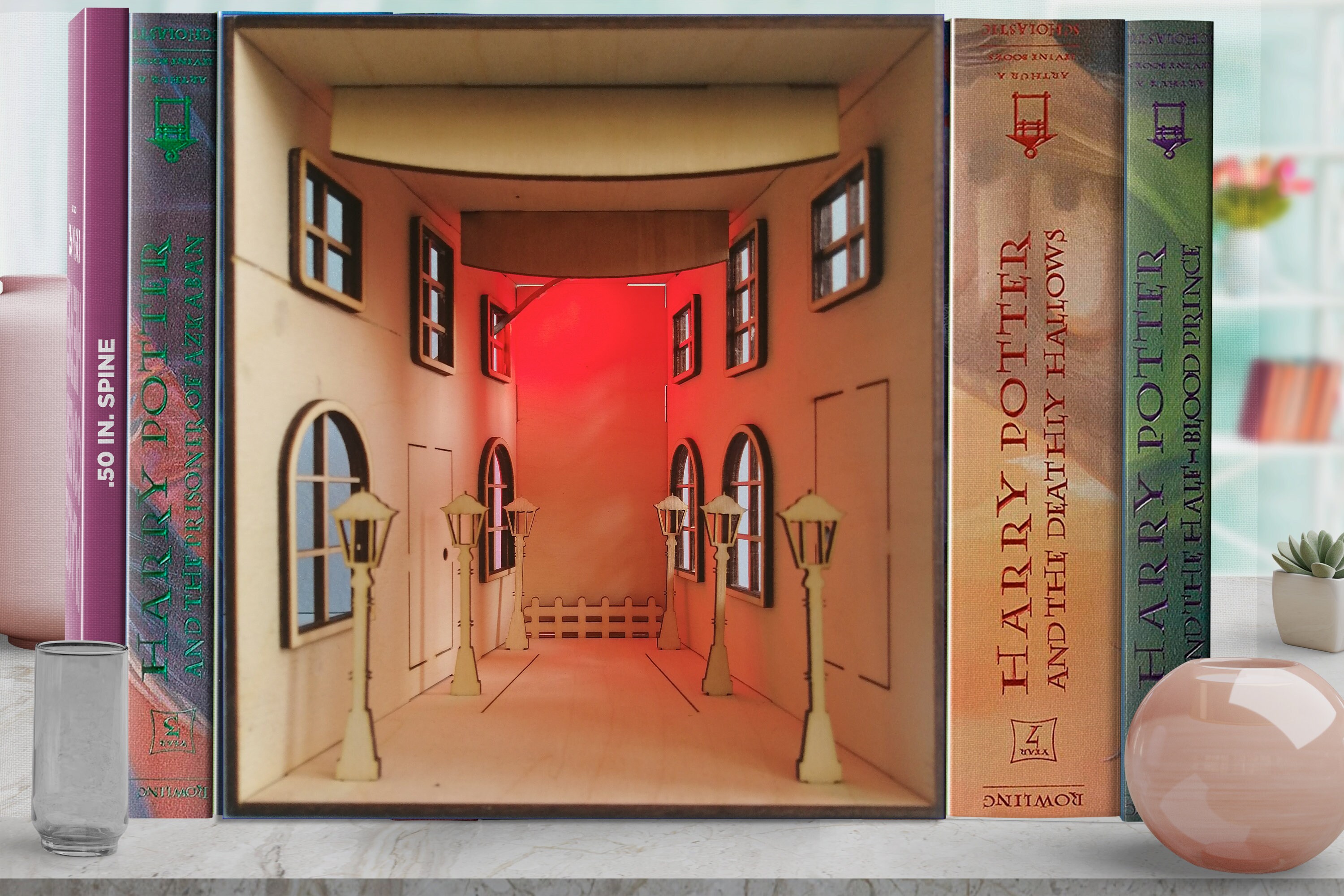 Book Nook Shelf Insert DIY Kit2 book nook shelf insert Etsy