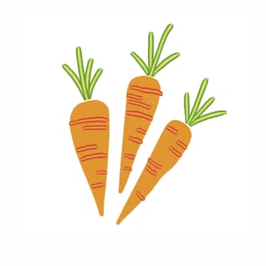 Carrots embroidery design