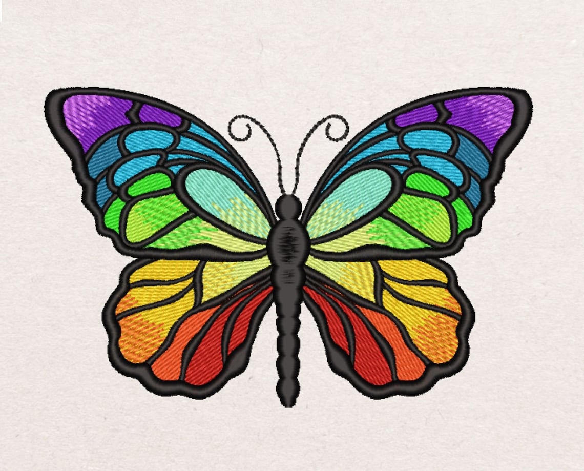 Butterfly embroidery design  etsy Butterfly embroidery design  etsy