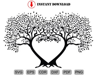 Download Wedding Tree Svg Etsy