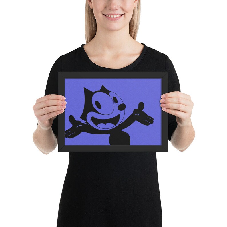 Felix the Cat Framed matte paper poster