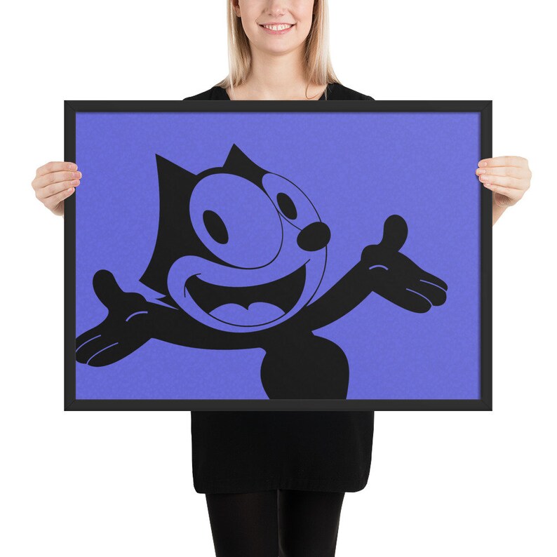 Felix the Cat Framed matte paper poster