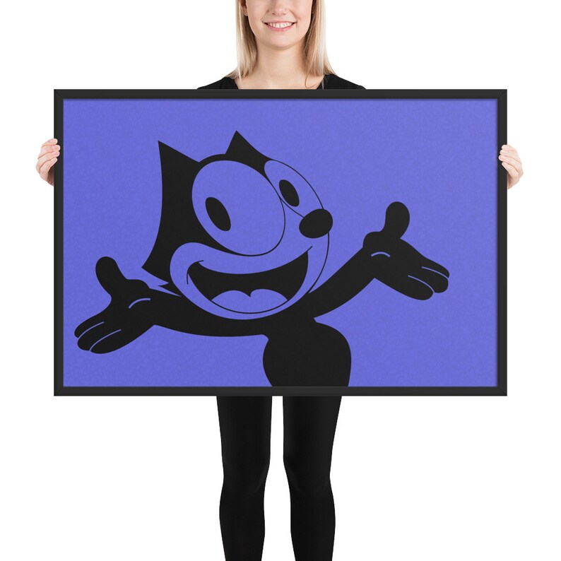 Felix the Cat Framed matte paper poster