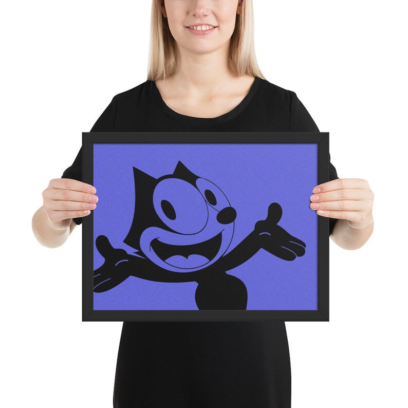 Felix the Cat Framed matte paper poster