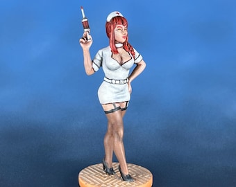 hand painted Nurse Makima medsin. medical Tabletop Miniature