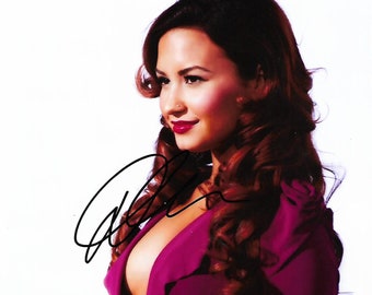 Demi Lovato Handsigniertes 8 x 10 signiertes Foto COA