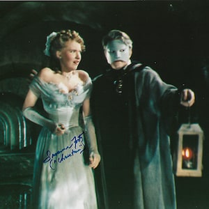 SUSANNA FOSTER &quot;Phantom of the Opera&quot; Autographed 8 x 10 Signed Photo COA