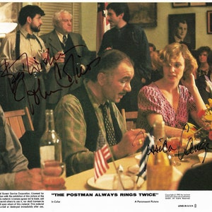Jessica Lange & John Colicos Autographed 8 x 10 Signed Photo COA