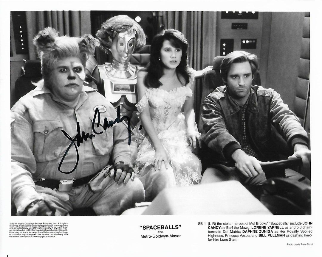 JOHN CANDY spaceballs Autographed 8 X 10 Signed Photo COA Etsy