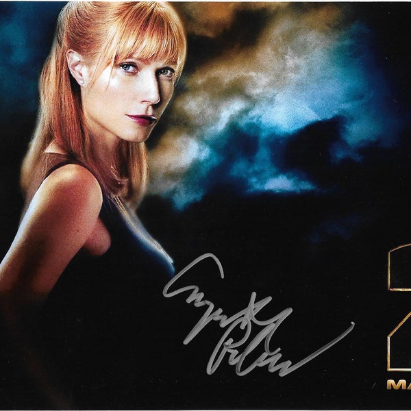 GWYNETH PALTROW « Iron Man » Autographié 8 x 10 Signé Photo COA