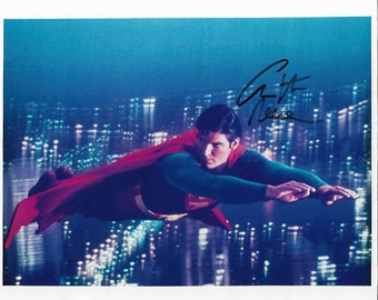 クリストファー・リーブ 直筆サイン入り 8 x 10 写真 COA - Etsy