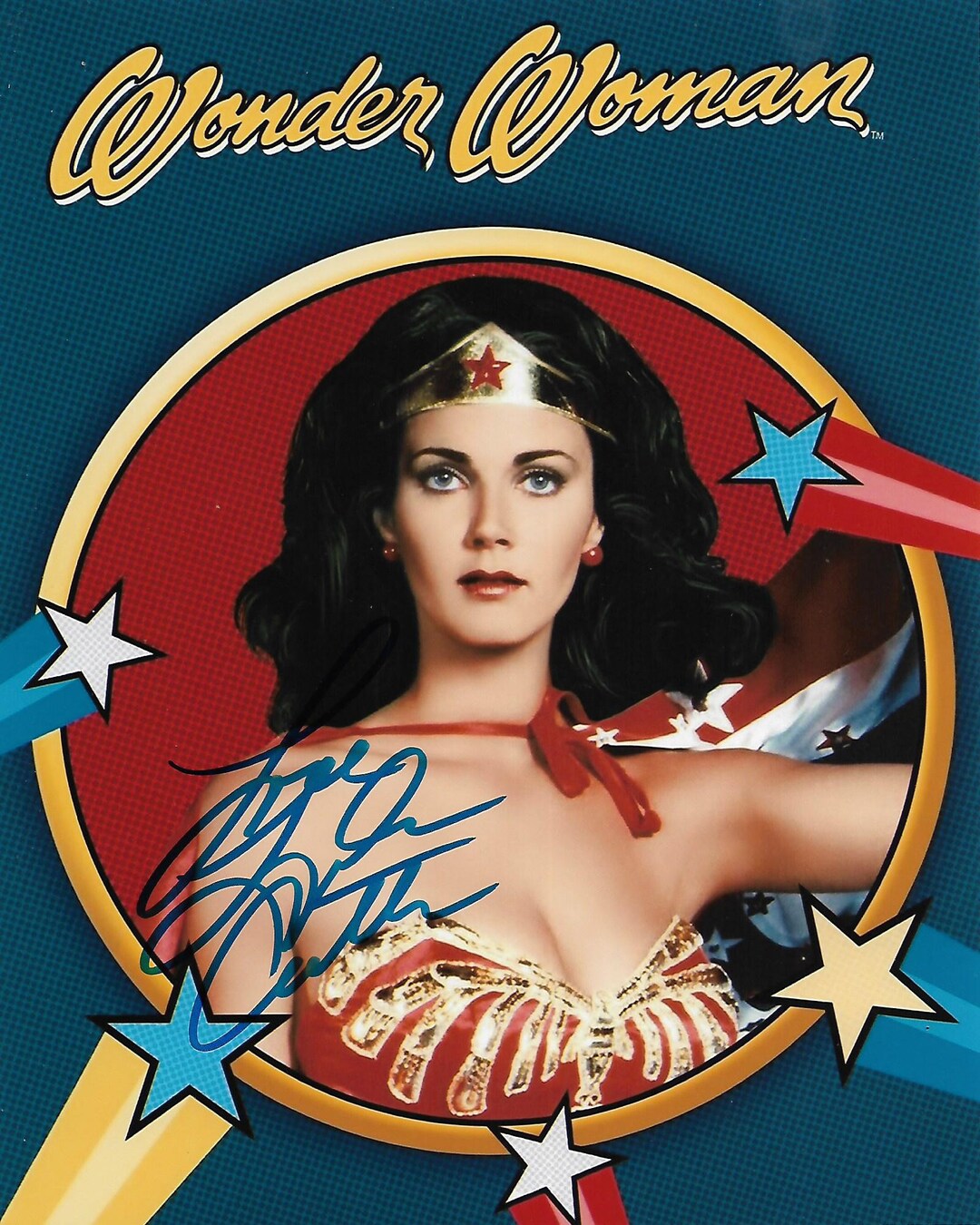 Lynda Carter Wonder Woman Autographed 8 X 10 Signed Photo COA - Etsy
