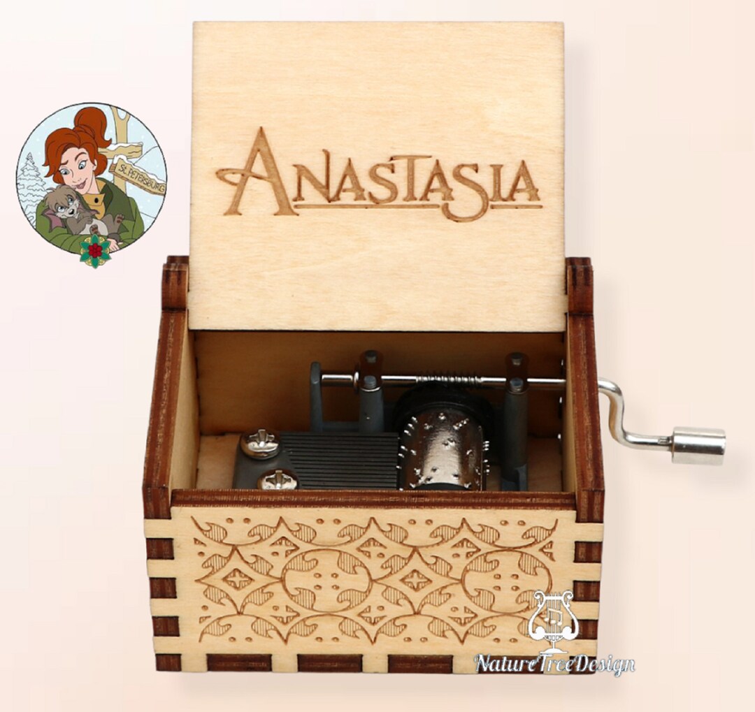 Anastasia Music Box Once Upon A December Theme Music Chest Wooden
