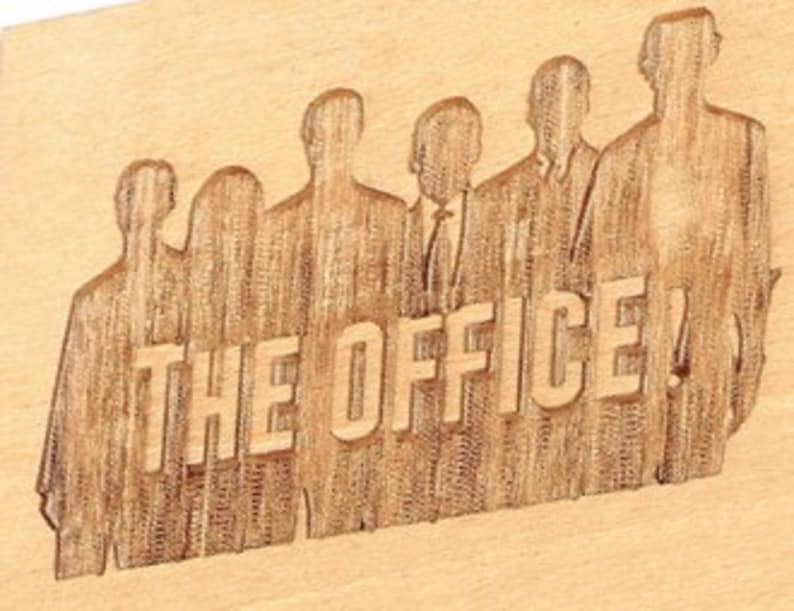 The Office Music Box Theme Music Chest Wooden Engraved Etsy