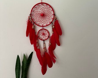 Dream Catcher Wall Hanging | Red Dreamcatcher