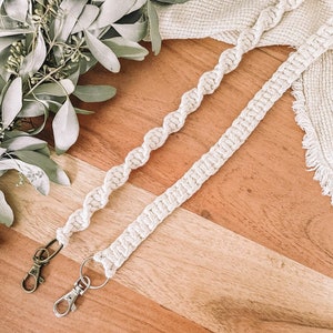 Macrame mobiele telefoonketting afbeelding 2