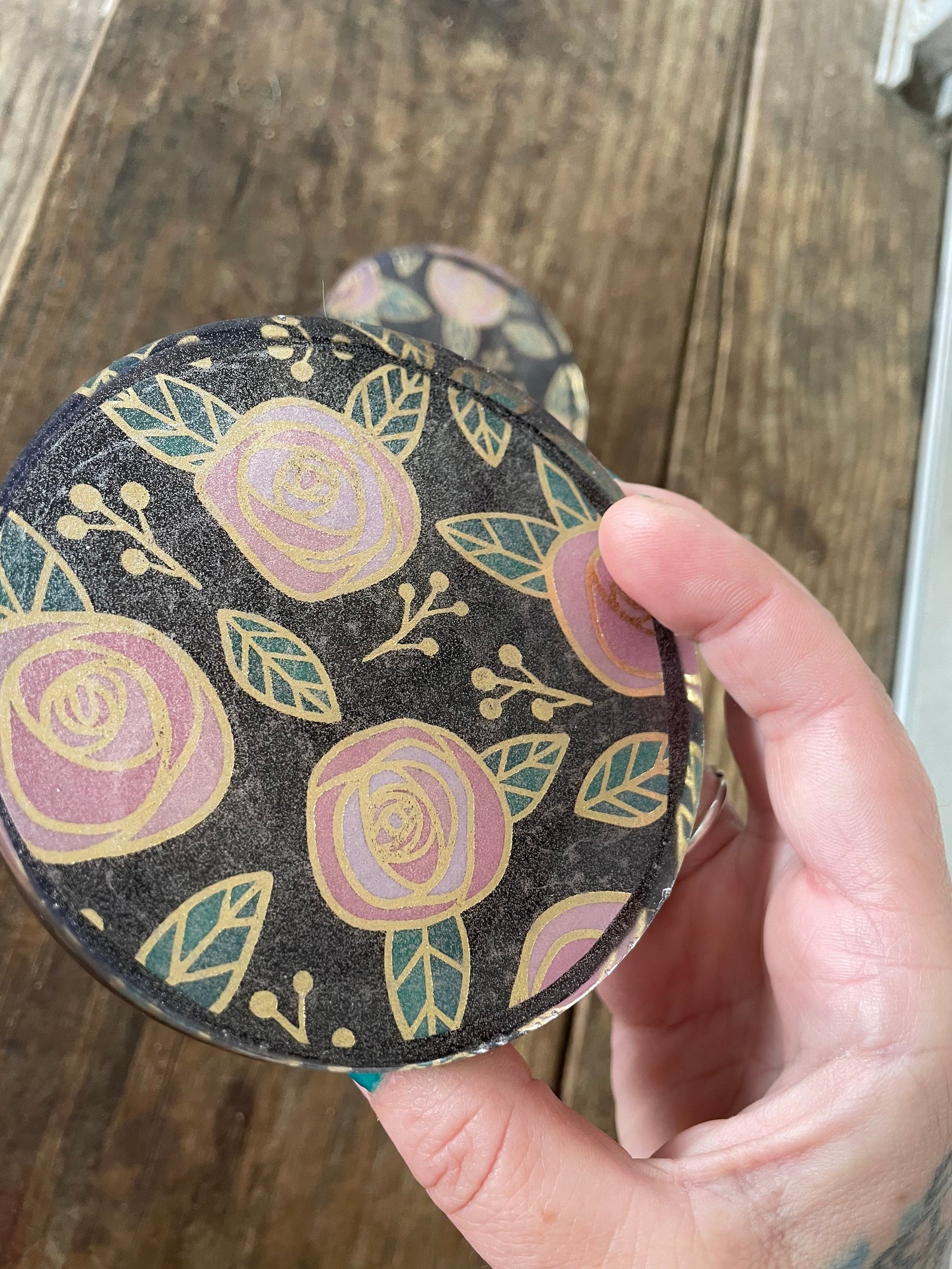 Beautiful Coasters Rose Coasters Atlas Coasters Etsy