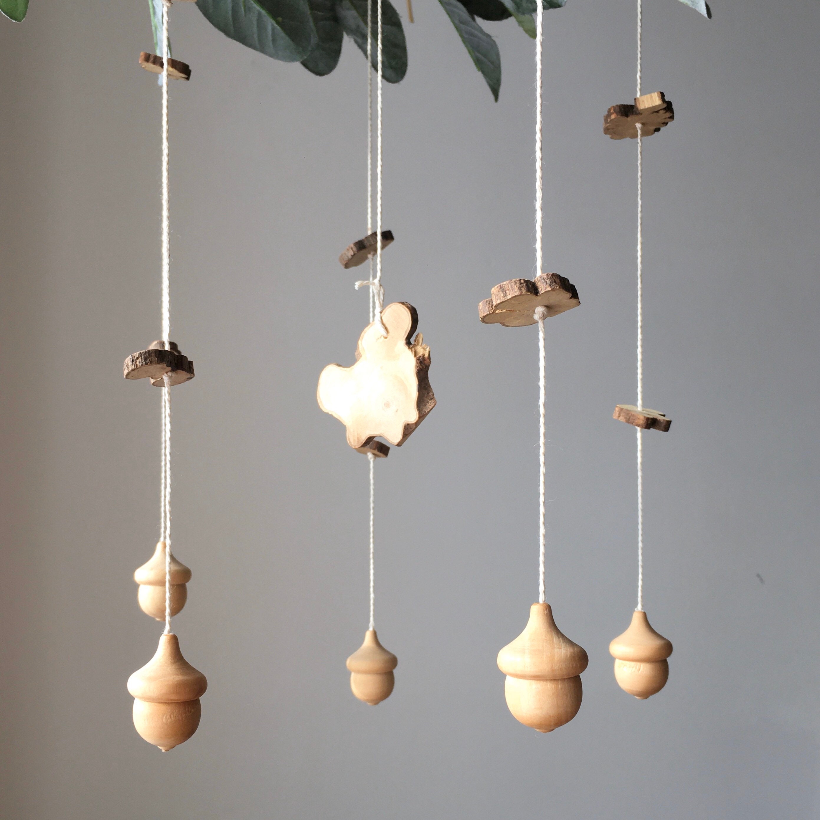 Holz Krippe mobile Eiche Dekorationen Holz Kinderzimmer | Etsy