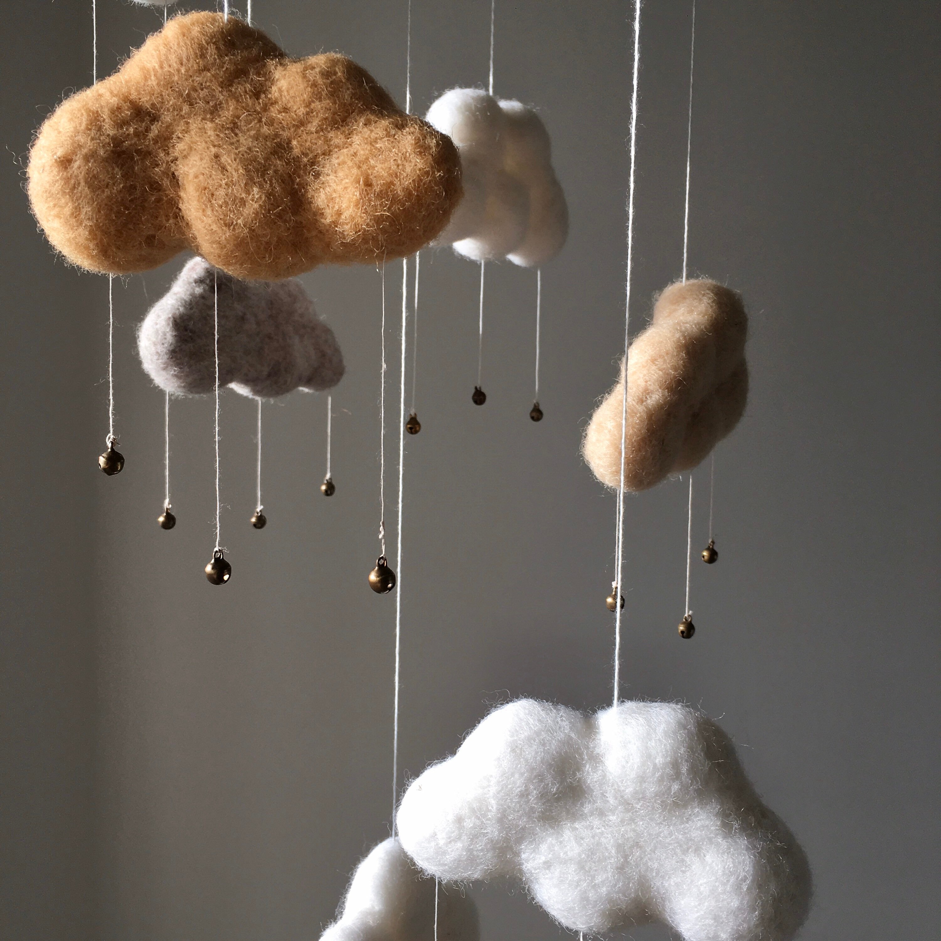Cloud cot mobile Hanging baby mobile Crib mobile boy Baby Etsy