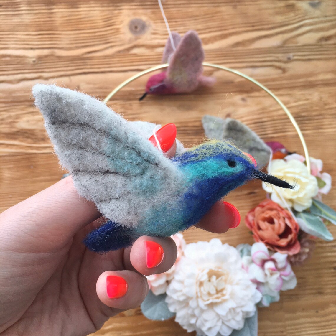 Birds crib mobile Hummingbirds mobile Birds nursery decor Etsy