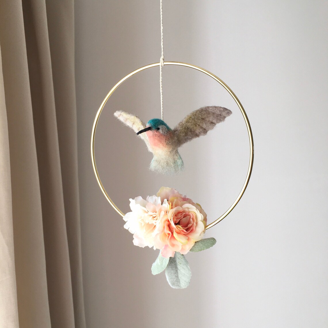 Elegant crib decor Birds crib mobile Hummingbirds mobile Etsy