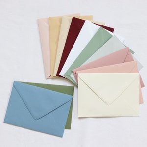 Wedding envelopes B6, envelopes wedding, baptism, birthday, eucalyptus, beige, sage, 175 x 125 mm image 3