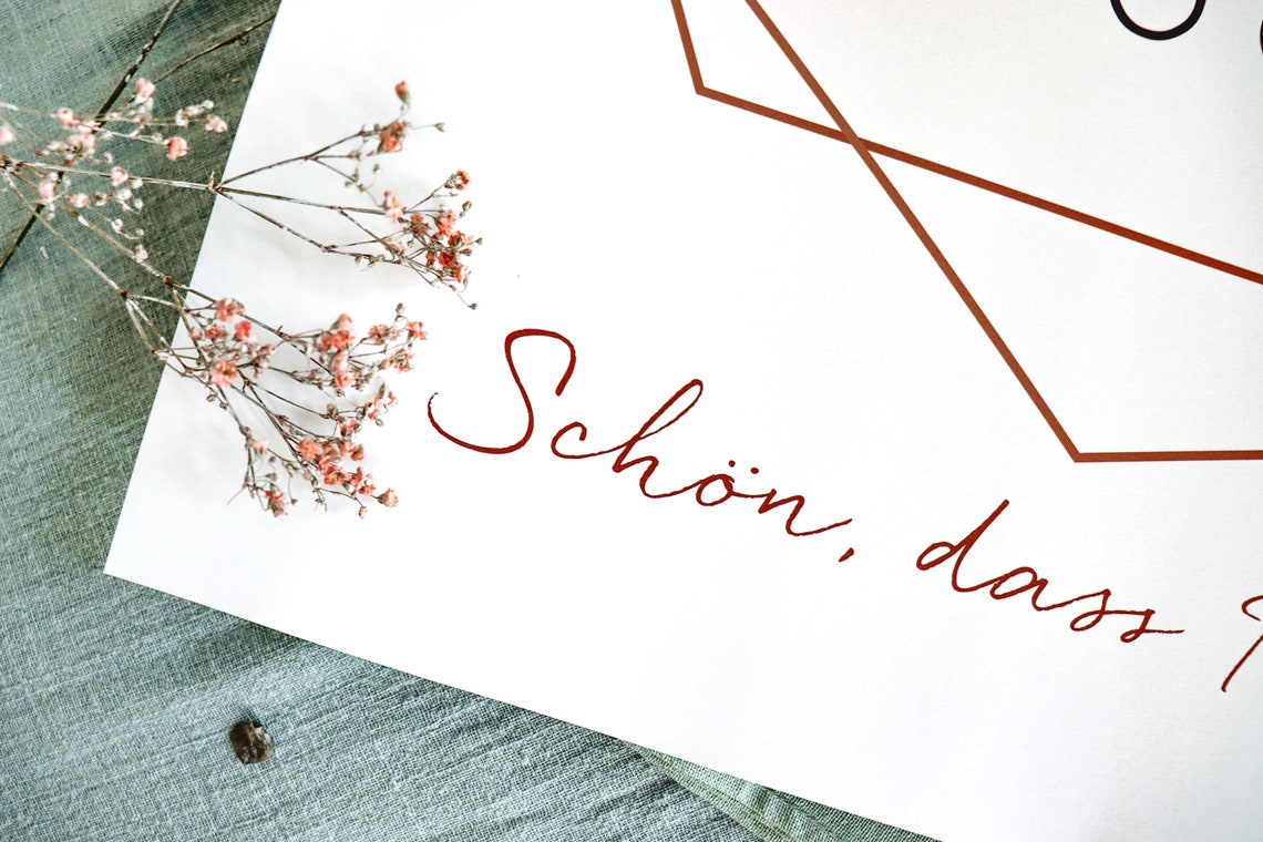 Hochzeit Schild Heute wird aus zwei Familien eine Poster Etsy