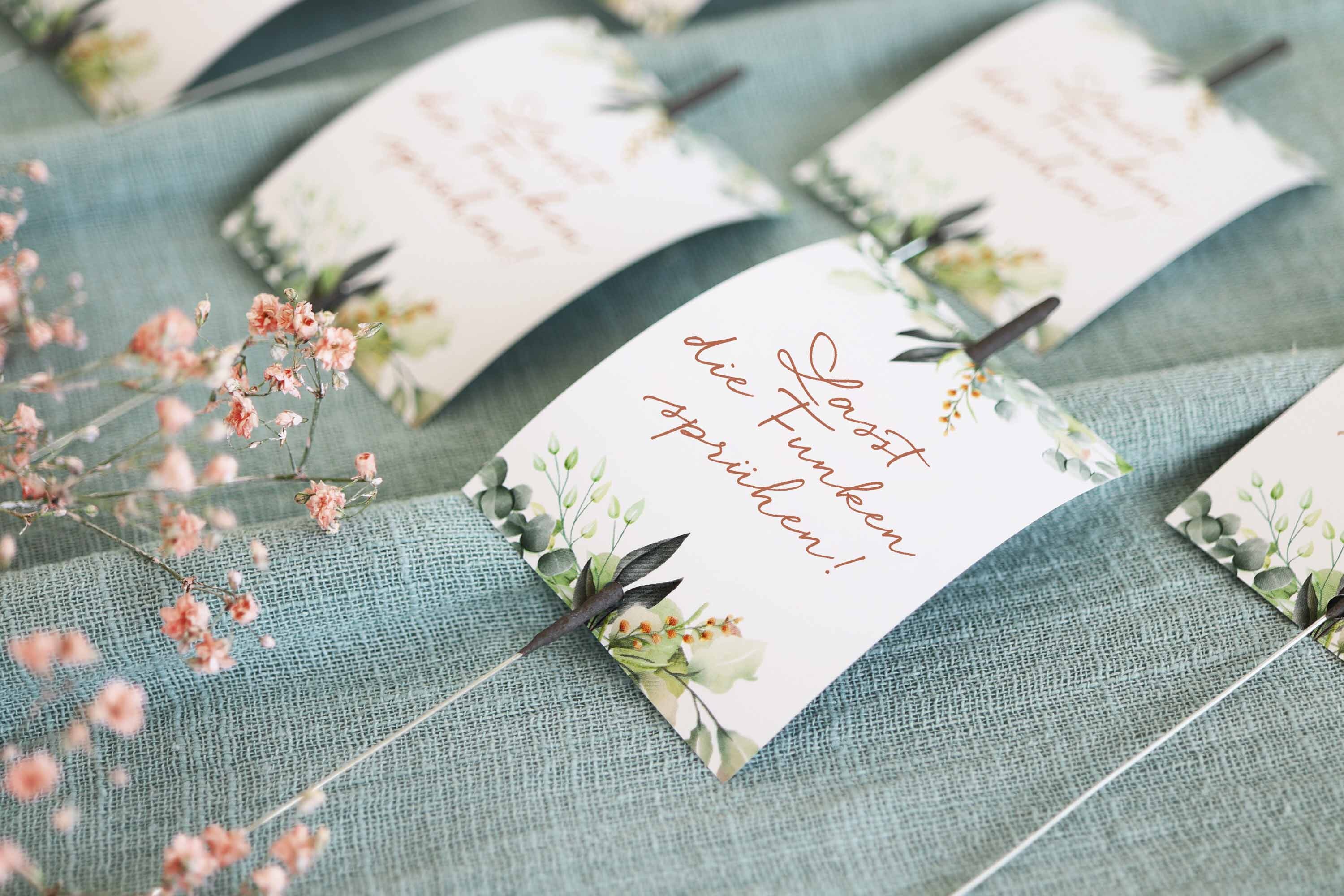 Wunderkerzen Hochzeit Schilder Lasst die Funken sprühen Etsy