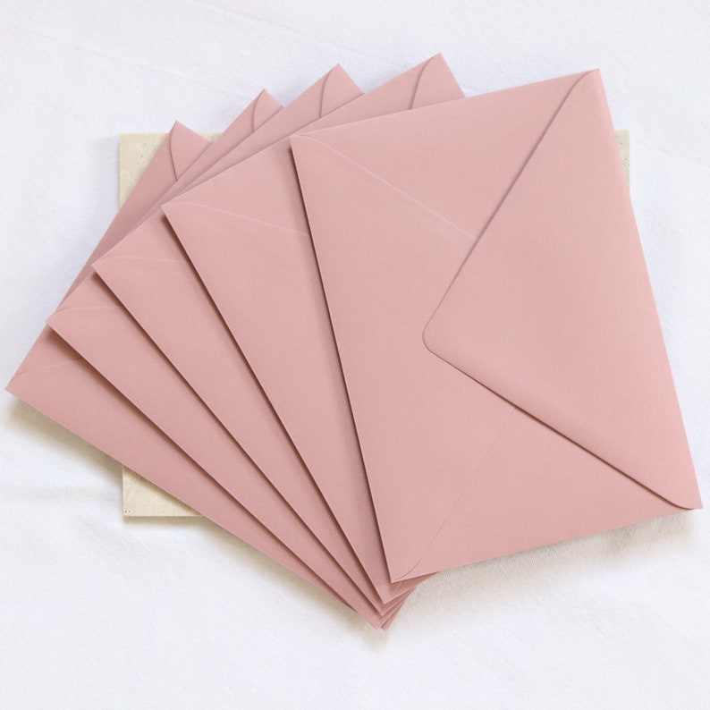 Wedding envelopes B6, envelopes wedding, baptism, birthday, eucalyptus, beige, sage, 175 x 125 mm image 6