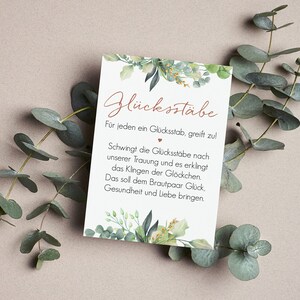 Glücksstäbe Schild Hochzeit, Wedding Wands Schild, Zauberstäbe