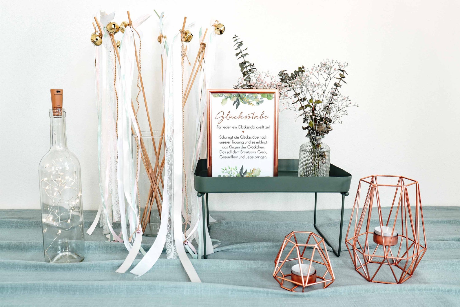 Glücksstäbe Schild Hochzeit / Wedding Wands Schild / Etsy