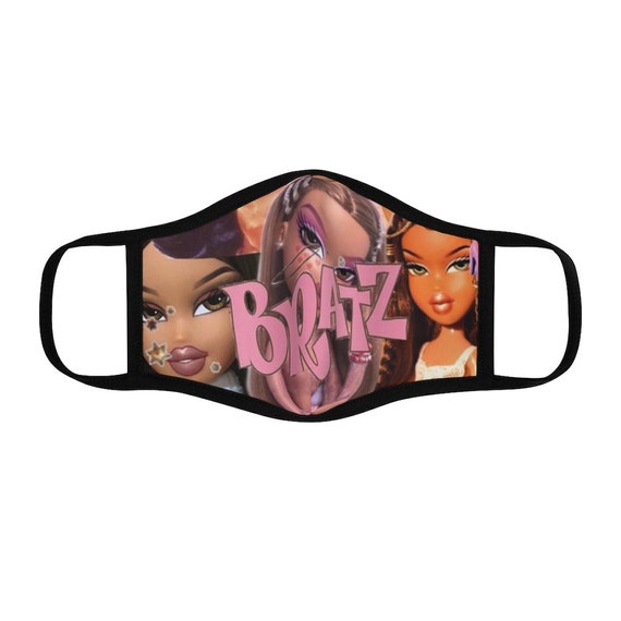 Bratz Doll Print Fitted Polyester Face Mask Etsy