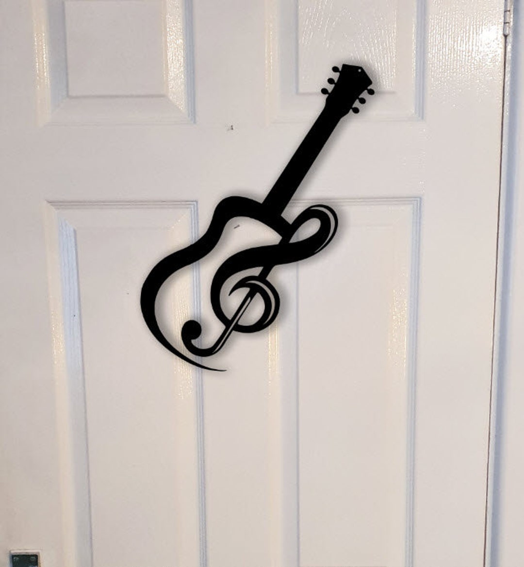 Metal Wall Decor / Metal Guitar / Music Lover / Music Gift / Guitar
