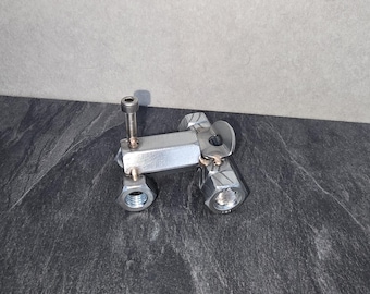 Nut and Bolt Tractor Sculpture, Handmade Scrap Metal Tractor Figurine, Nut and Bolt Art, Scrap Metal Parts Tractor, Welded Figurine