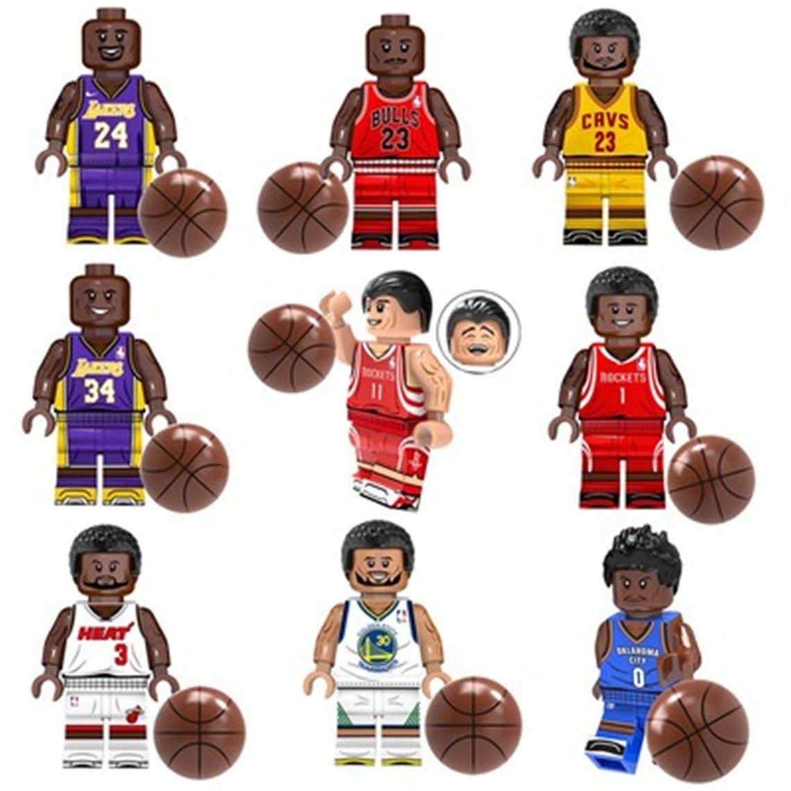 Kobe Bryant Memorabilia set basketball court set legos Etsy