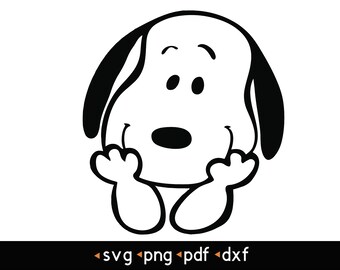 Snoopy Svg Etsy