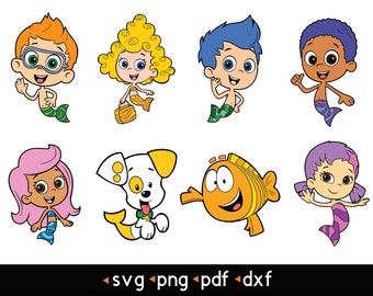 Download Bubble Guppies Svg Etsy