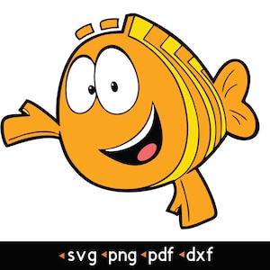 Bubble Guppies (Mr. Grouper)- #1 svg, png, pdf, dxf