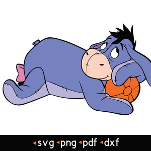 Eeyore- #1 svg, png, pdf, dxf