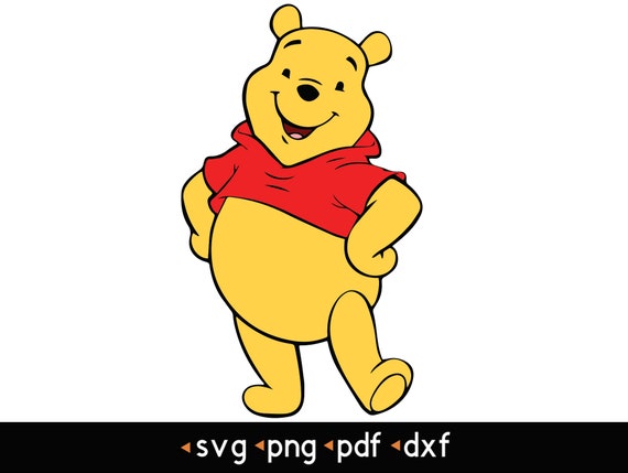 くまのプーさん - #9 svg、png、pdf、dxf - Etsy 日本