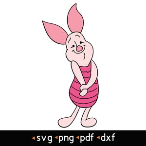 Piglet- #10 svg, png, pdf, dxf