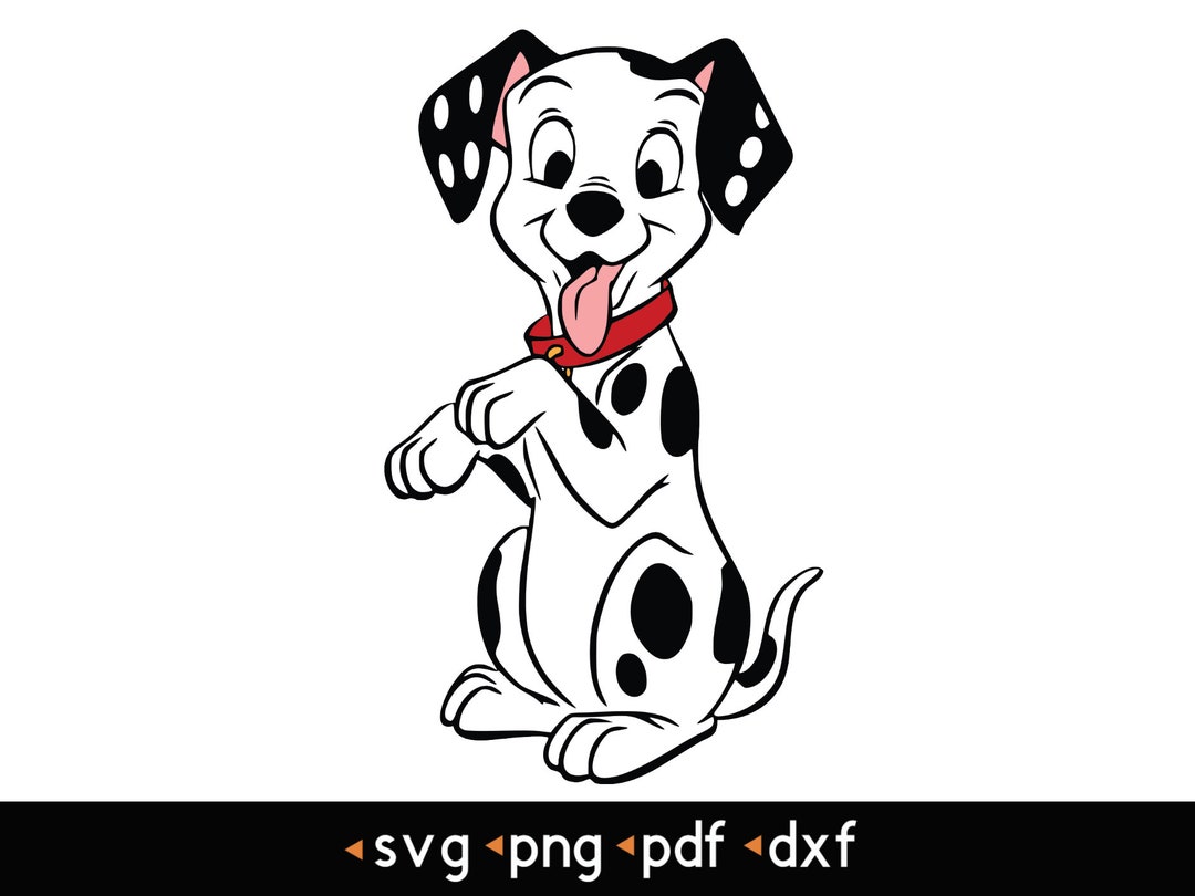 Dalmatian 1 Svg, Png, Pdf, Dxf - Etsy