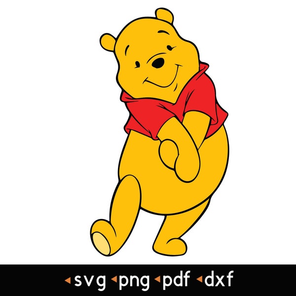 Winnie l'ourson - #11 svg, png, pdf, dxf