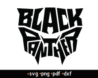 Black Panther- #1 svg, png, pdf, dxf