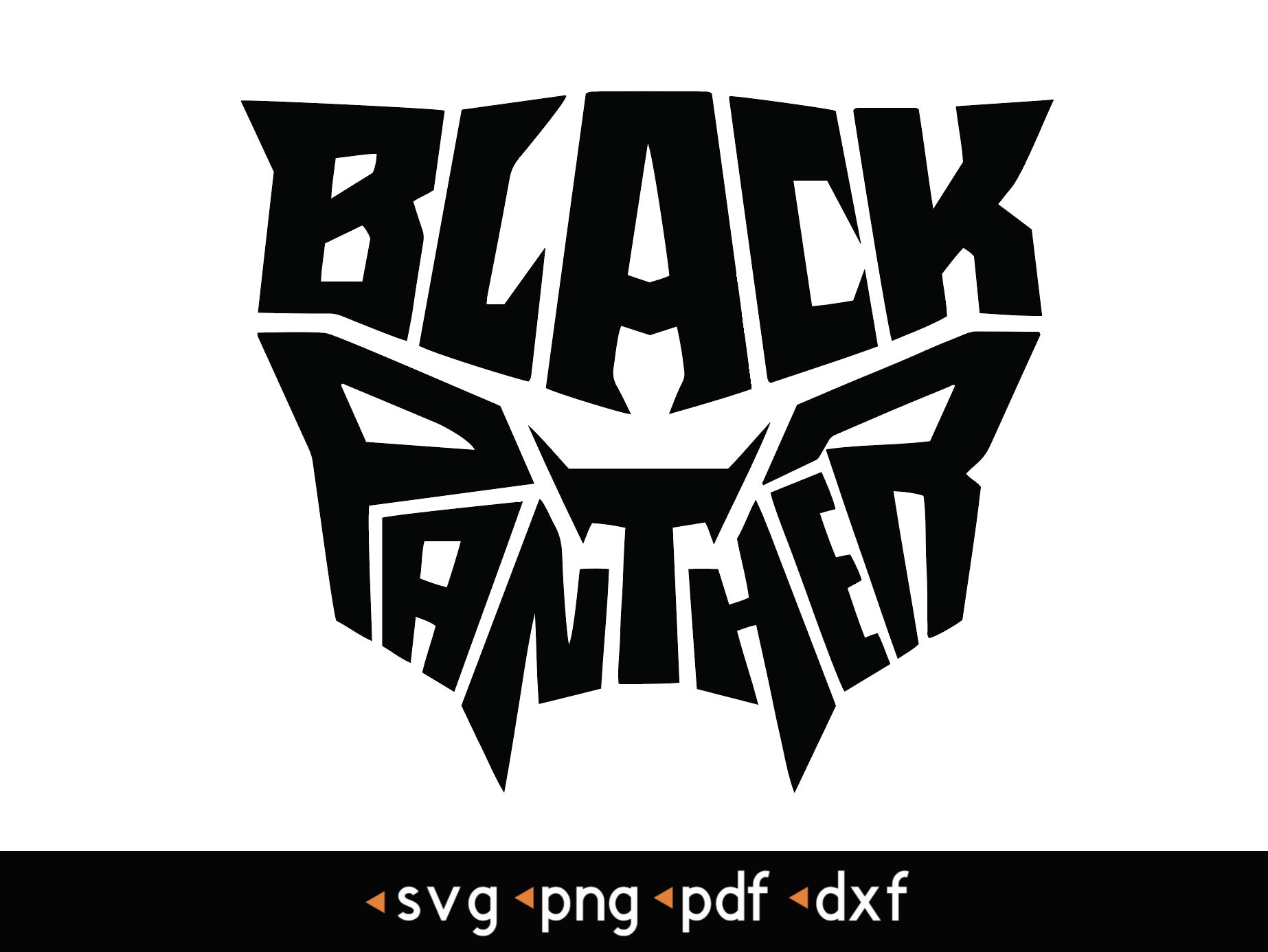 Black Panther- #1 Svg, Png, Pdf, Dxf - Etsy