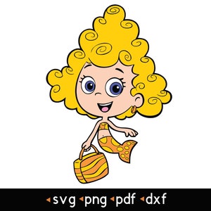 Bubble Guppies (Deema)- #1 svg, png, pdf, dxf