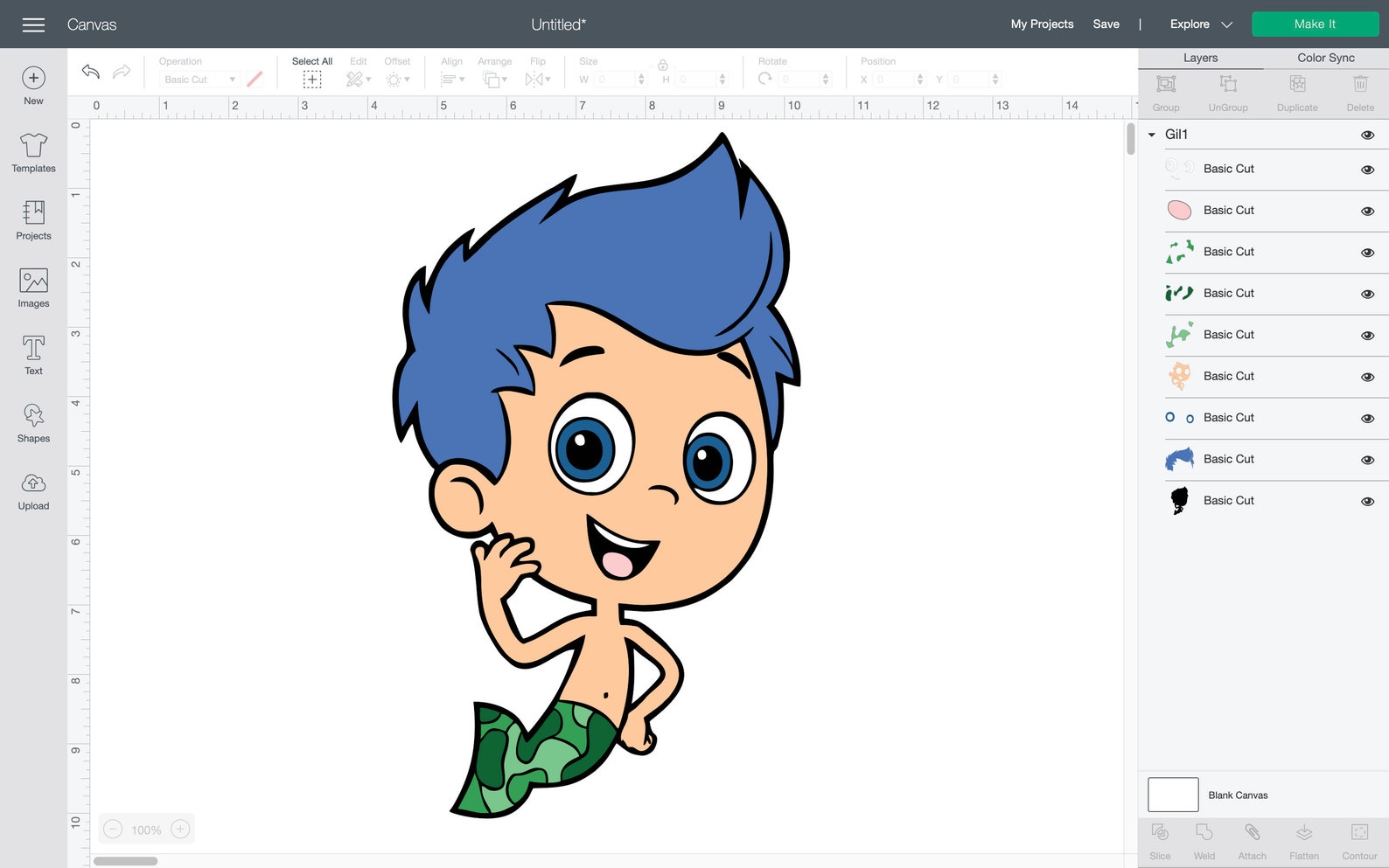 8 Pcs Layered Bubble Guppies Pack Svg Png Pdf Dxf | Etsy