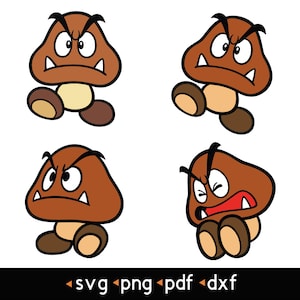 4 個のレイヤード グンバ パック - svg、png、pdf、dxf
