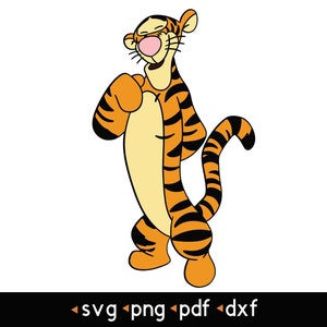 Tigger- #12 svg, png, pdf, dxf