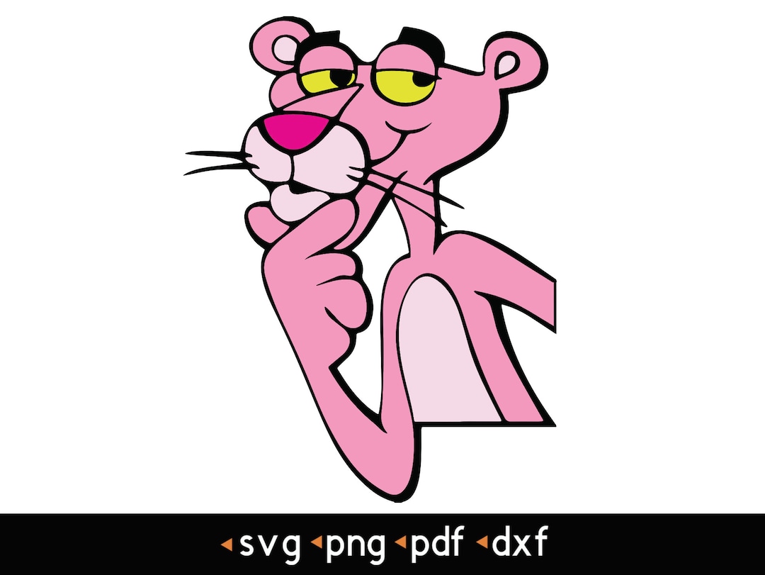 ピンクパンサー - #1 svg、png、pdf、dxf - Etsy 日本